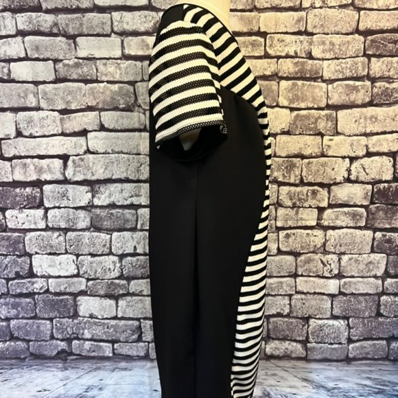 Bisou Bisou Black & White Short Sleeve Dress Size 3X - Picture 9 of 10